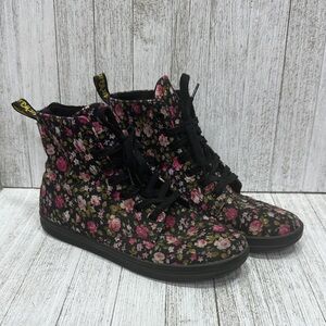 Dr. Martens Hackney Floral Canvas High-Top Sneaker